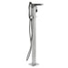 ALFI Single Hole Floor Mounted Tub Filler with Hand Held Shower Head - AB2475