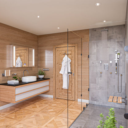 ALFI 3 Way Thermostatic Shower Set with Body Sprays  - AB2287