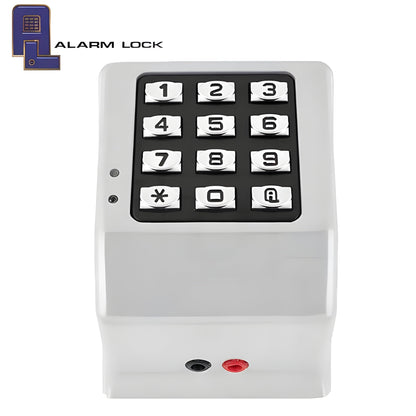 Alarm Lock Trilogy Weatherproof Digital Access Control Keypads w/ Audit Trail - MS - Metallic Silver - DK3000