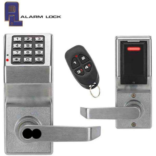 Alarm Lock Trilogy - DL2700LD - Access Control Lever Set - Remote Release FOB & Classroom Lockdown - IC Prep for Best/Falcon/Arrow - Satin Chrome - ALL-DL2700LD-IC-26D