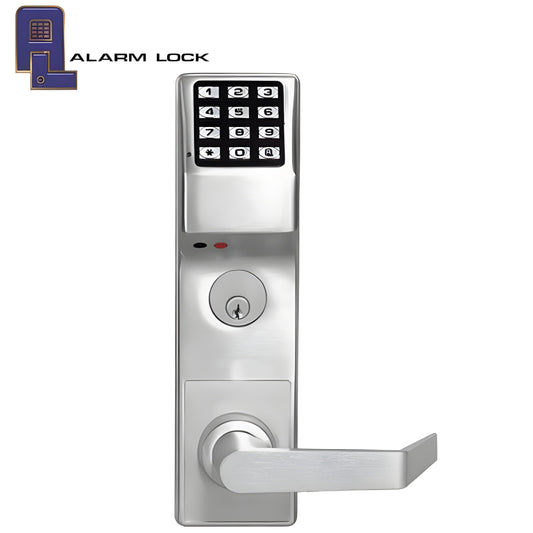 Alarm Lock Trilogy Classroom Mortise Lever Set w/ High Capacity Audit Trail - US26D - Satin Chrome - Right Handed - Grade 1 - ALL-DL3500CRR-26D