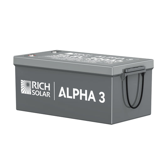 Rich Solar 3 | 12V 300Ah LiFePO4 Battery | 12V Lithium Battery for RVs, Cabins, Off-Grid | 5,000 Lifetime Cycles | Internal Heat Technology | Bluetooth - RS-B123S