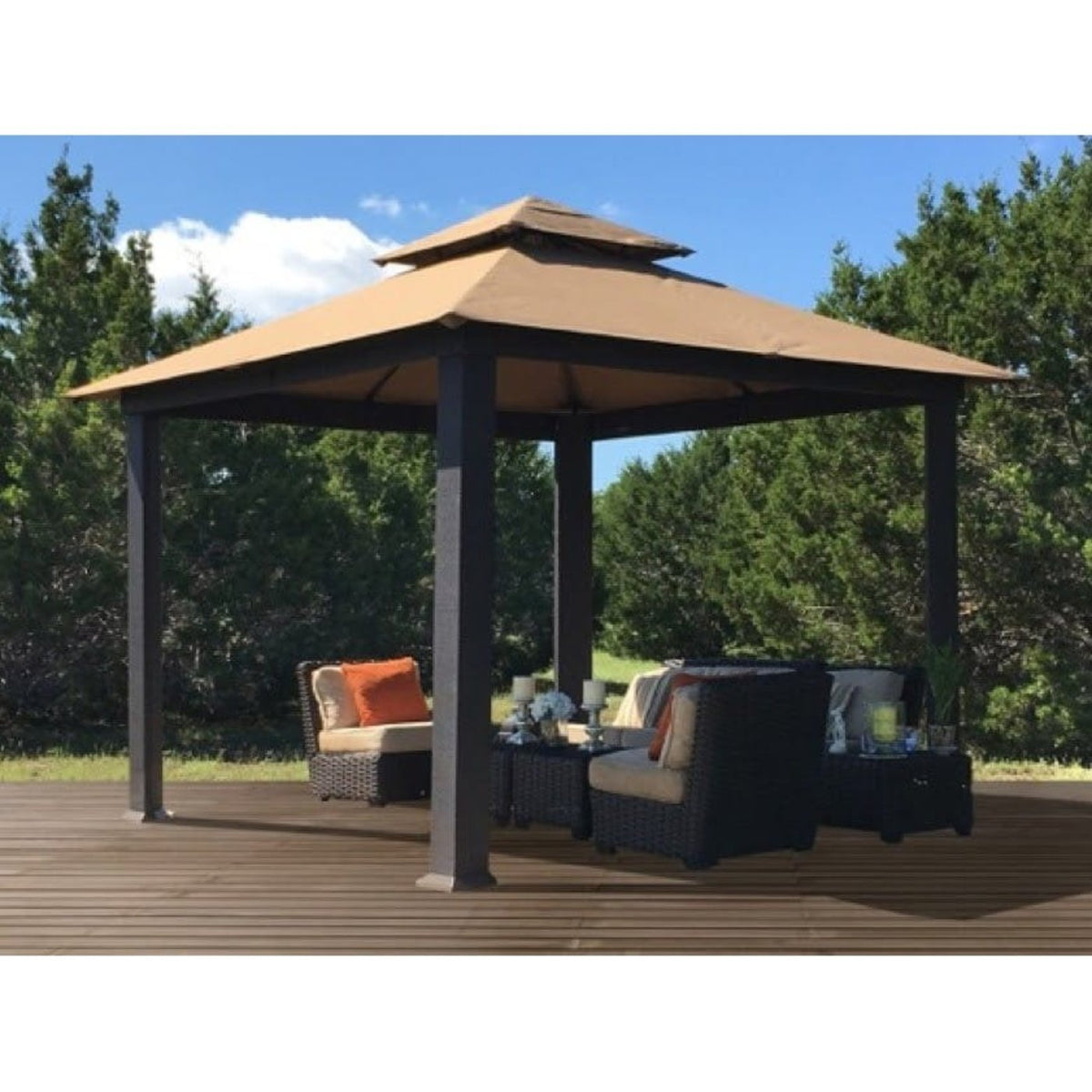 Paragon Outdoor Savannah Soft Top Gazebo - Backyard Provider