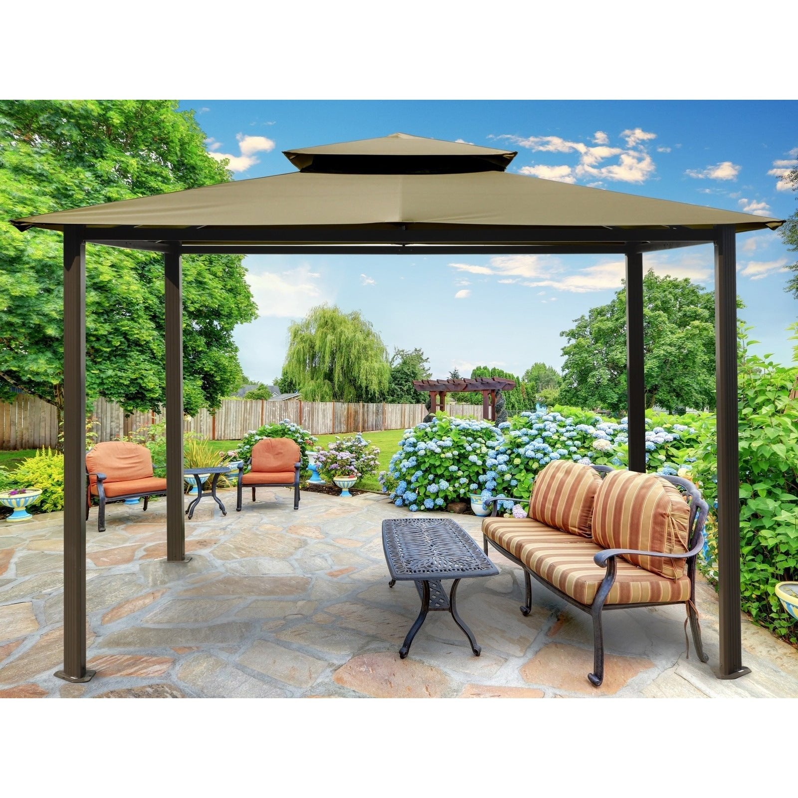 Paragon Outdoor Barcelona Soft Top Gazebo - Backyard Provider