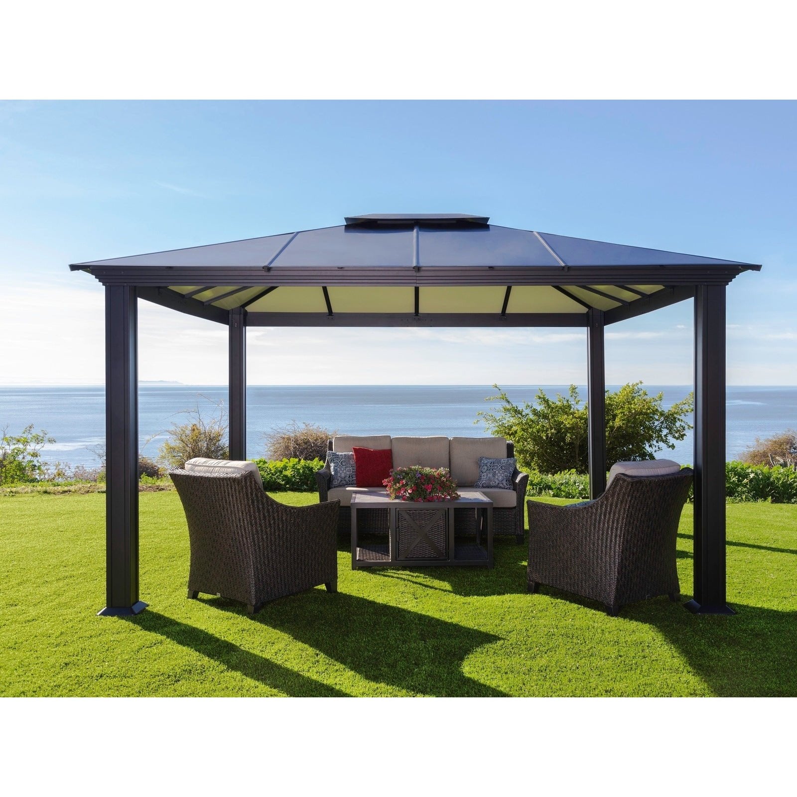 Paragon Outdoor Santa Monica Hard Top Gazebo -GZ3XL