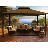 Paragon Outdoor Kingsbury Soft Top Gazebo, Dome-Tex Fabric - Backyard Provider