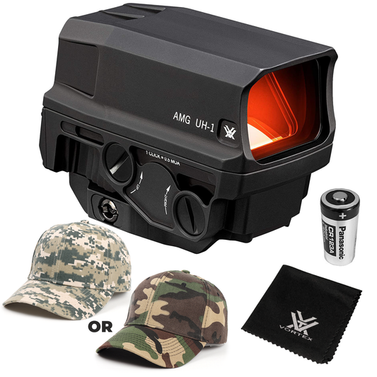 Vortex Optics AMG UH-1 Gen II Holographic Sight with Free Hat Bundle - AMG-HS02_Hat-CD