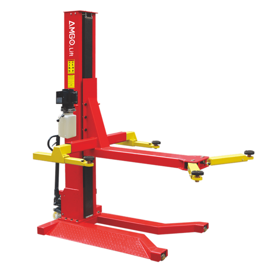 AMGO SML-7 7,000 lbs Single Post Lift