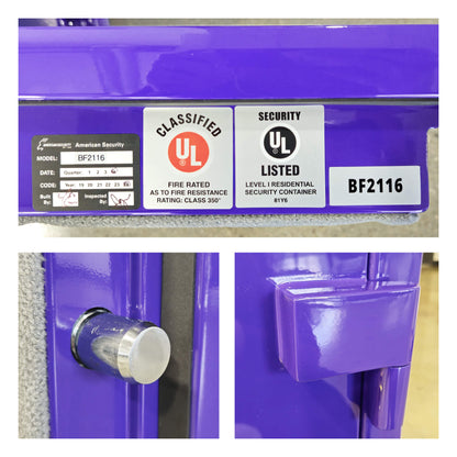 Liberty Safe AMSEC BF2116 Burglary and Fire Safe Reign Purple Gloss - Special Order