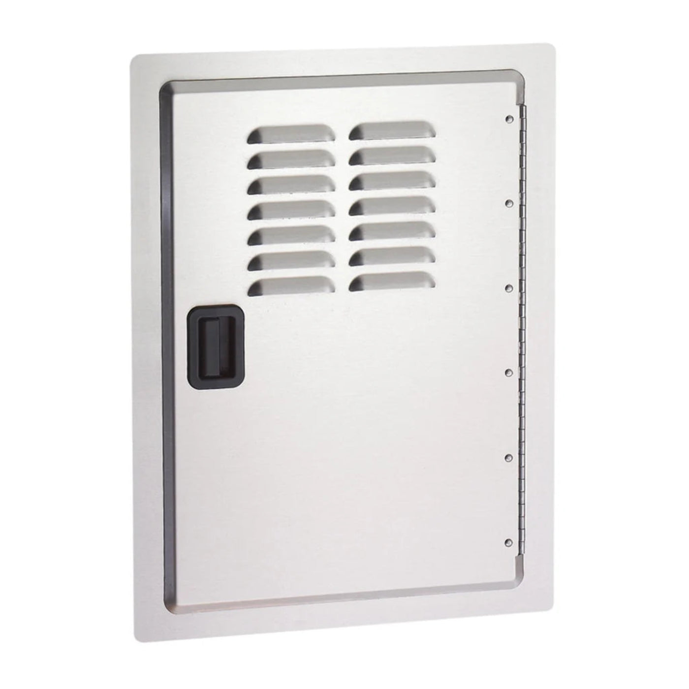 American Outdoor Grill 20x14 Single Louvered Access Door w/ Black Slam Latch (Reversible Hinge) - 20-14-SDV