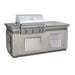 American Outdoor Grill 30-Inch Island Package Includes Grey Concrete Base w/ Polished top, L Series Built-In Grill, Double Drawer and Tank Tray - IP30LB-CGD-75SM