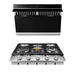 Caraway Non-Toxic and Non-Stick Cookware Set in Black with Gold Handles AP-GLS30501-2