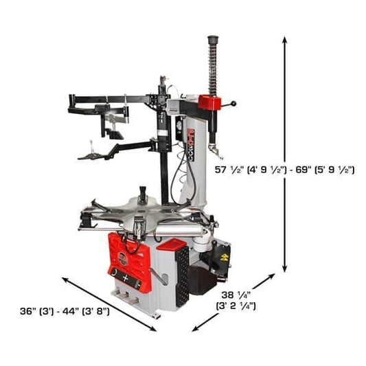 Atlas Platinum PTC300 Rim-Clamp Tire Changer w/ Assist Arm - ATEAP-PTC300-FPD