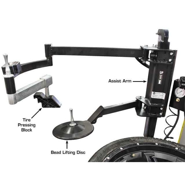 Atlas Platinum PTC300 Rim-Clamp Tire Changer w/ Assist Arm - ATEAP-PTC300-FPD