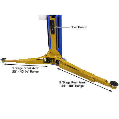 Atlas Platinum PVL10 ALI  10,000 lb Overhead 2 Post Lift - ATEAP-PVL10-FPD
