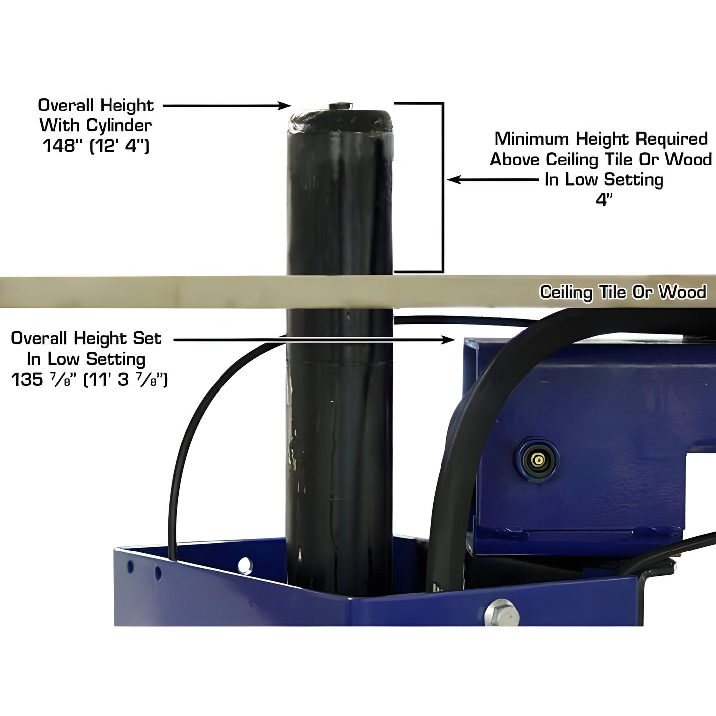 Atlas Platinum PVL10 ALI  10,000 lb Overhead 2 Post Lift - ATEAP-PVL10-FPD
