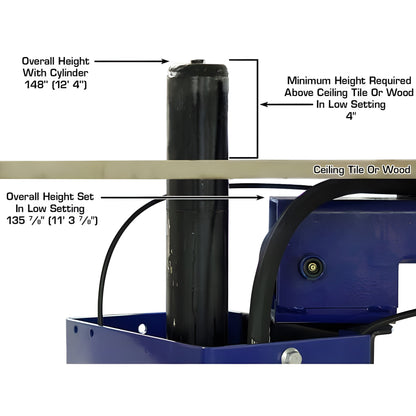 Atlas Platinum PVL10 ALI  10,000 lb Overhead 2 Post Lift - ATEAP-PVL10-FPD