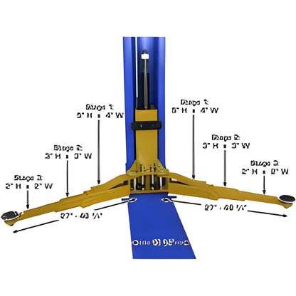 Atlas Platinum PVL9BP  9,000 lb Baseplate 2 Post Lift - ATEAP-PVL9BP-FPD