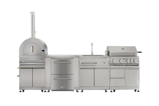 Thor Kitchen 6-Piece Outdoor Kitchen Natural Gas Grill Package - AP6-MK-P-RDNG