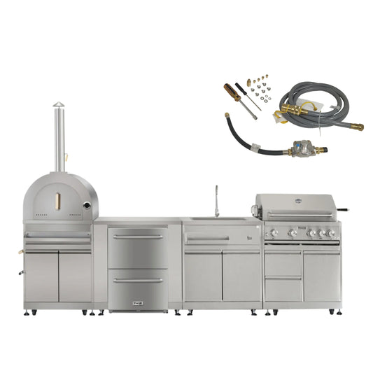 Thor Kitchen 6-Piece Outdoor Kitchen Natural Gas Grill Package - AP6-MK-P-RDNG