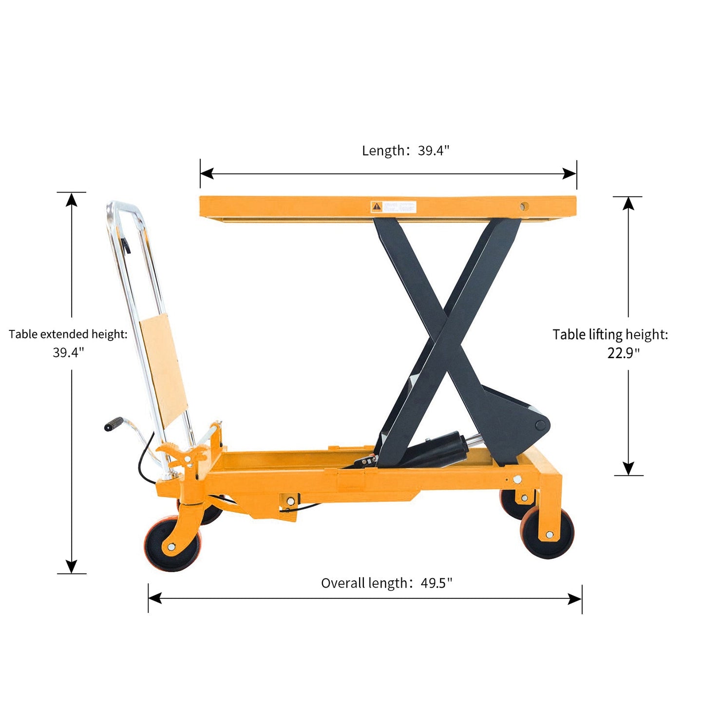 Apollolift Single Scissor Lift Table - A-2005