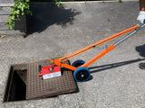 Italifters APS80 882 lb Lift Capacity Manhole Cover Lifting Cart - 142110