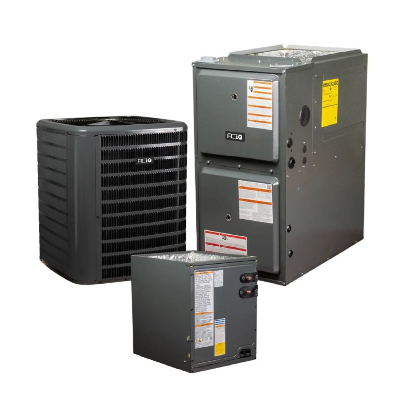 GOODMAN 1.5 Ton 13.4 SEER2 96% AFUE 60,000 BTU Gas Furnace and R32 Air Conditioner System - Upflow -  AQ-GR9S960603BN