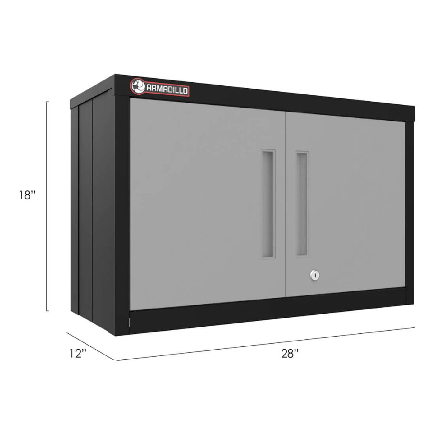 Armadillo Tough Grey Wall Cabinet (3-Pack) - AR3PC61G