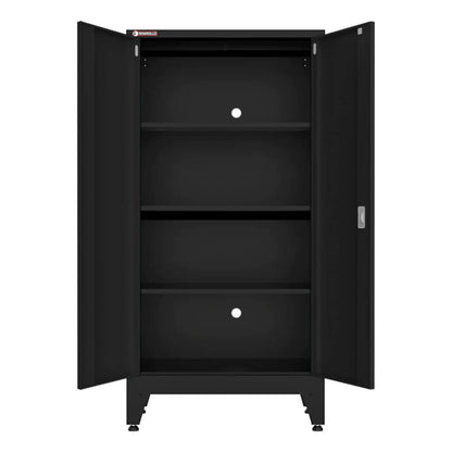Armadillo Tough Black Gear Locker Tall Cabinet (4-Pack) - AR4PC32B