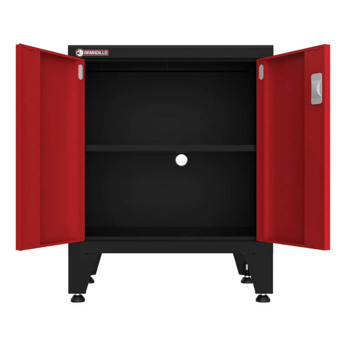 Armadillo Tough Red 4-Piece Garage Cabinet Set with Levelers - AR4PC9R