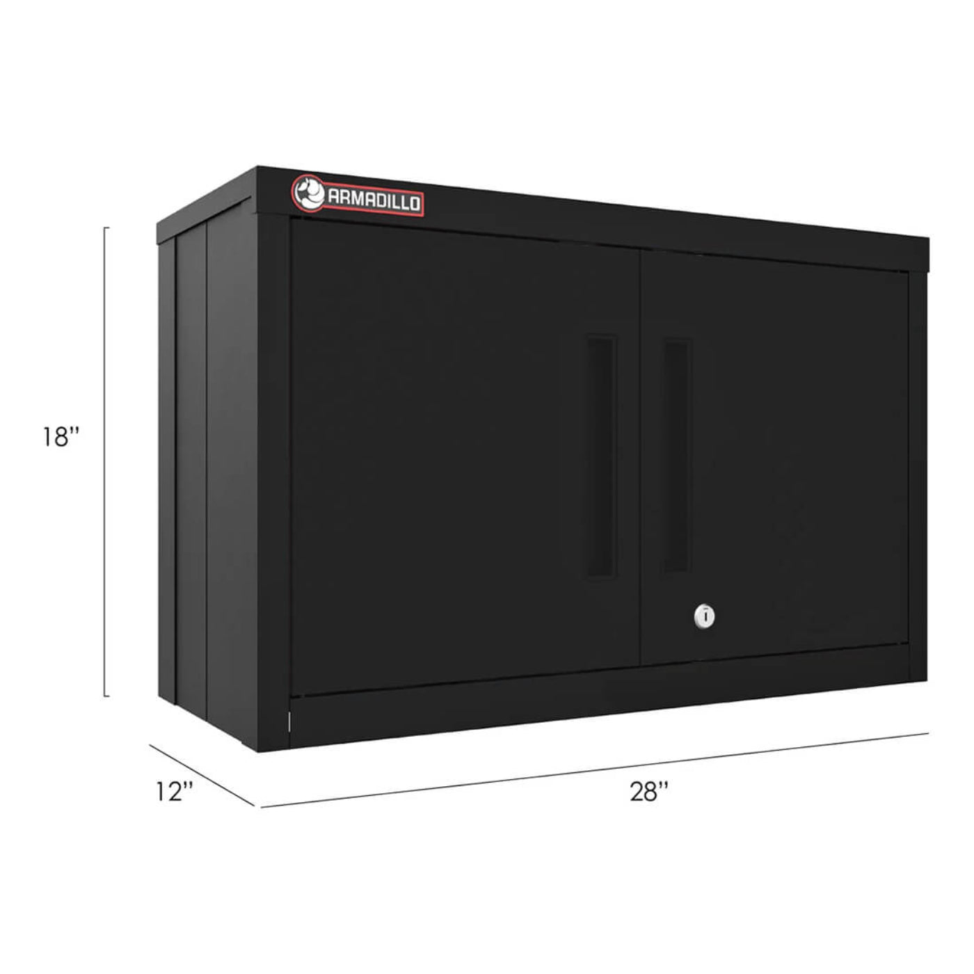 Armadillo Tough Black 7-Piece Garage Cabinet Set with Levelers and Casters - AR7PC17B