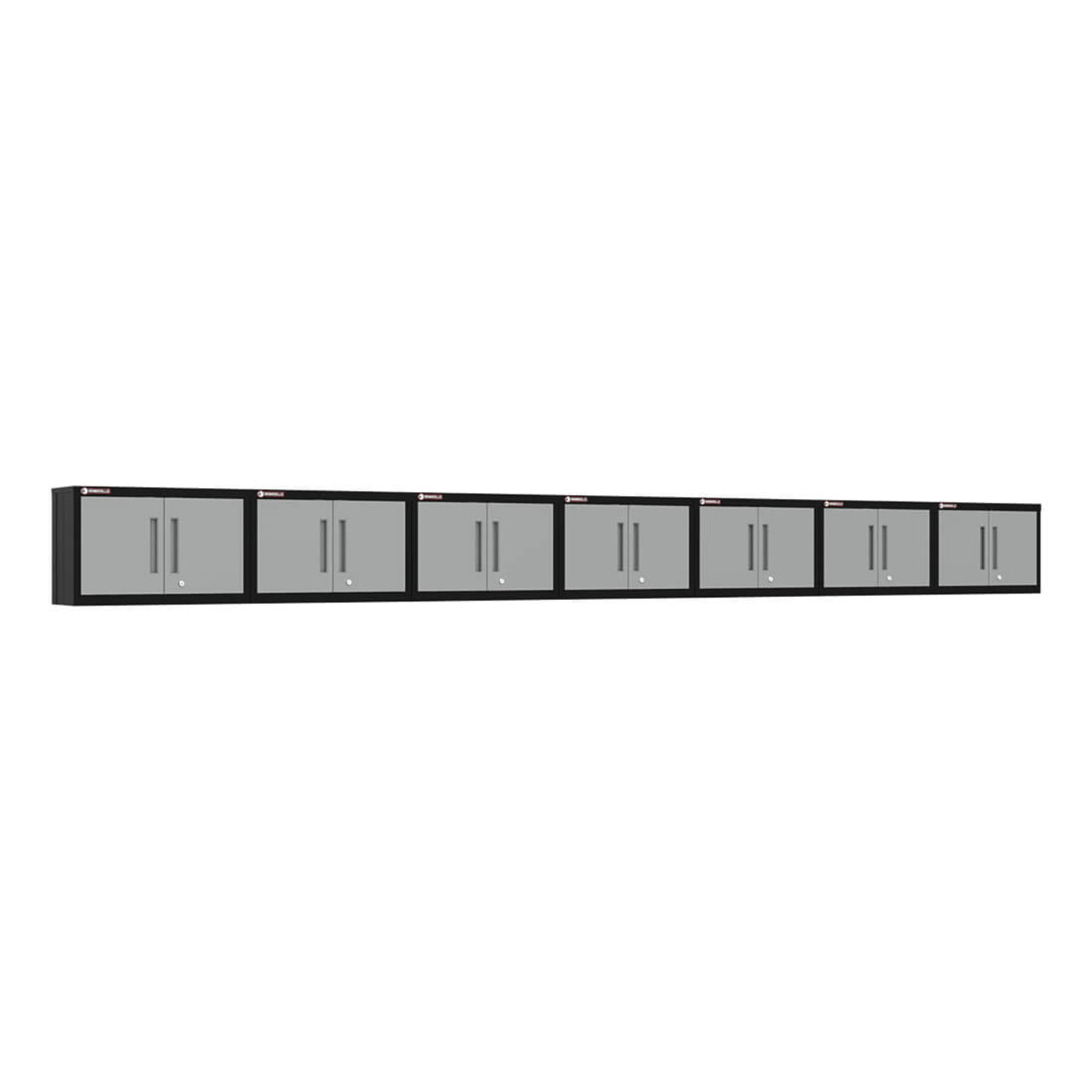 Armadillo Tough Grey Wall Cabinet (7-Pack) - AR7PC65G