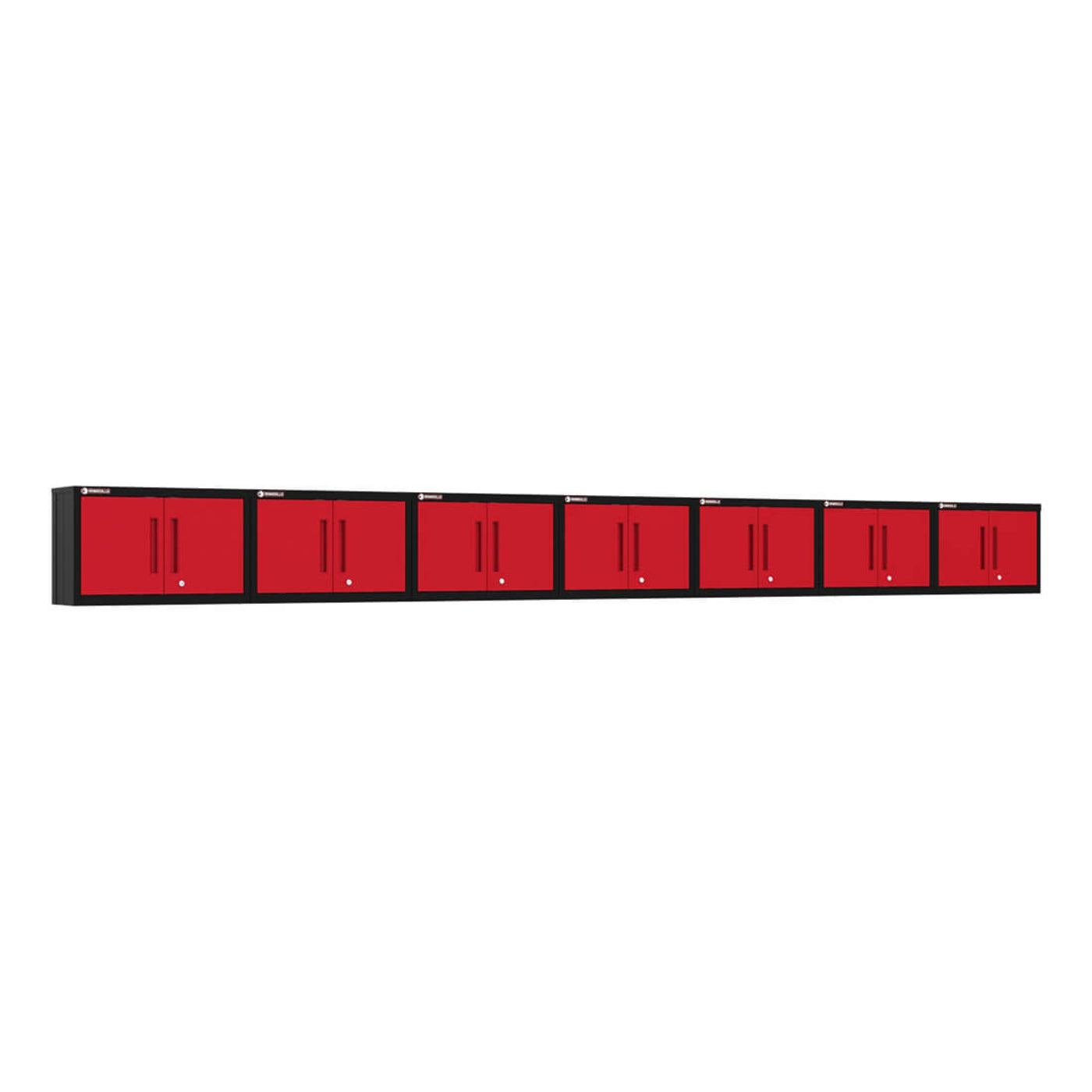 Armadillo Tough Red Wall Cabinet (7-Pack) - AR7PC65R