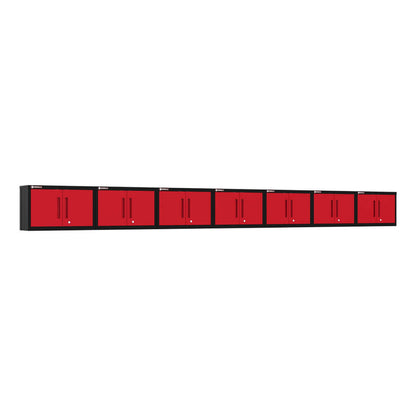 Armadillo Tough Red Wall Cabinet (7-Pack) - AR7PC65R