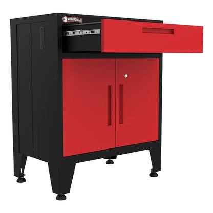 Armadillo Tough Red 8-Piece Garage Cabinet Kit with Levelers - AR8PC99R