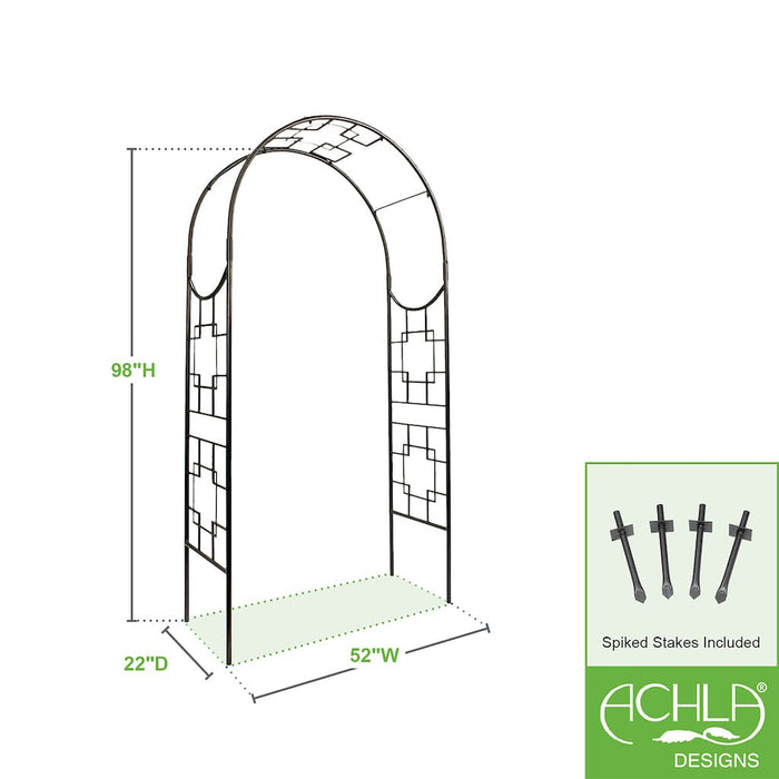 Achla Designs Square-on-Squares Arbor - ARB-25