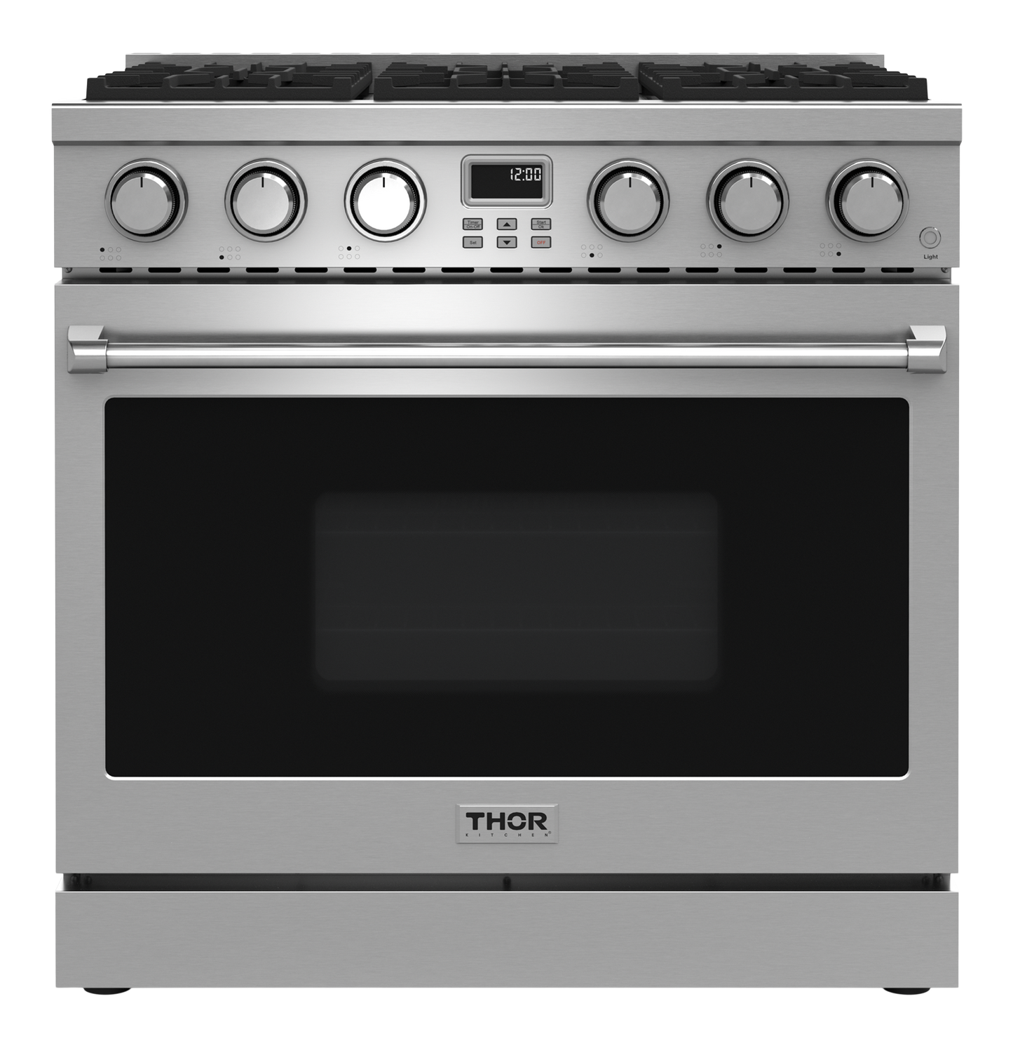 Thor Kitchen 36-Inch Contemporary Professional Liquid Propane Range - ARG36LP
