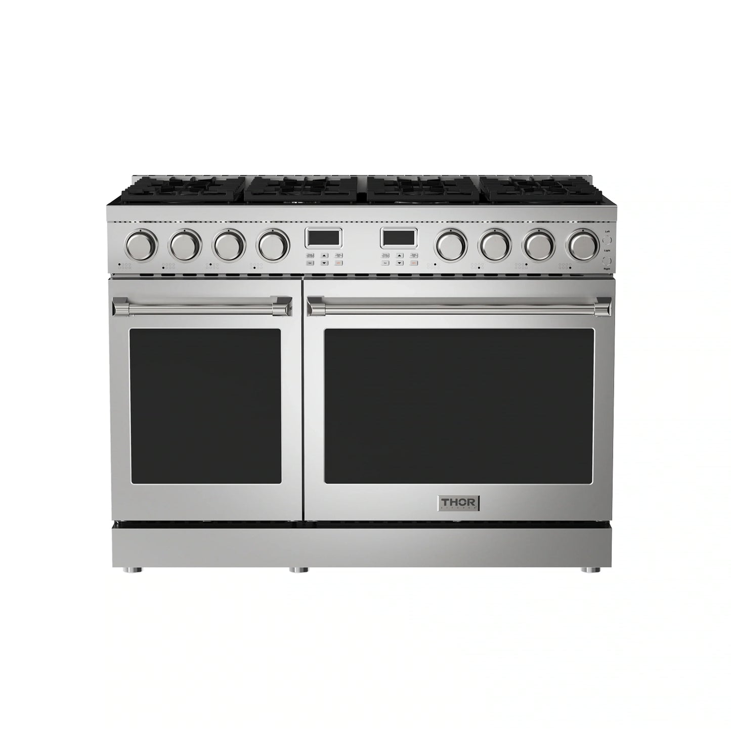 Thor Kitchen 48-Inch Propane Gas Range with 6.8 Cu. Ft. Convection Oven in Stainless Steel  - ARG48LP