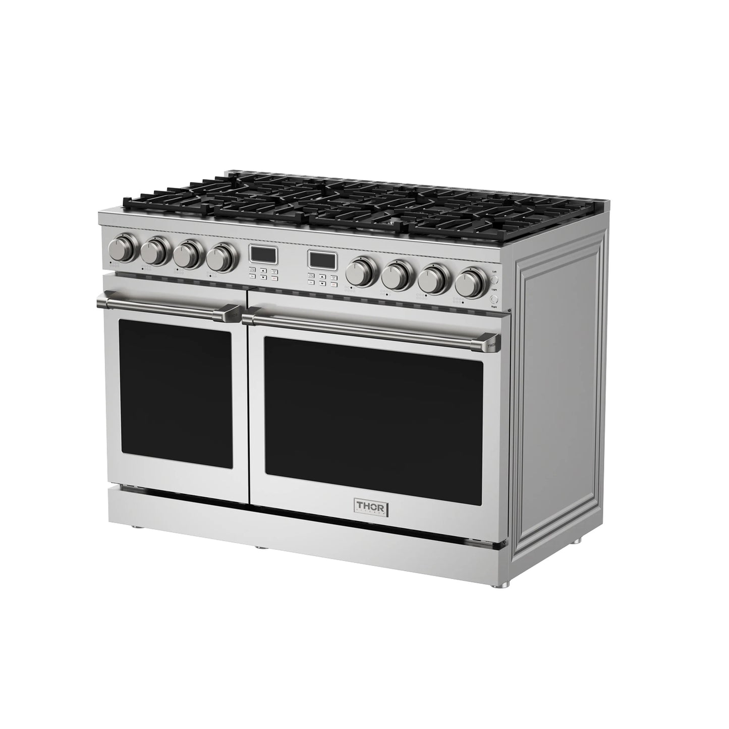 Thor Kitchen 48-Inch Propane Gas Range with 6.8 Cu. Ft. Convection Oven in Stainless Steel  - ARG48LP