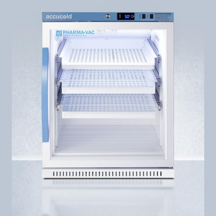 Accucold Summit - 6 Cu.Ft. ADA Height Vaccine Refrigerator, with Removable Drawers - ARG61PVBIADADR