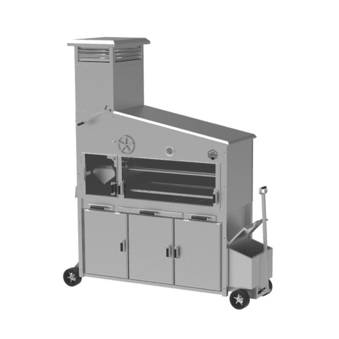 Fuego Criollo XXL Premium 74 Inch Freestanding Argentine Charcoal Grill - AGXXLP