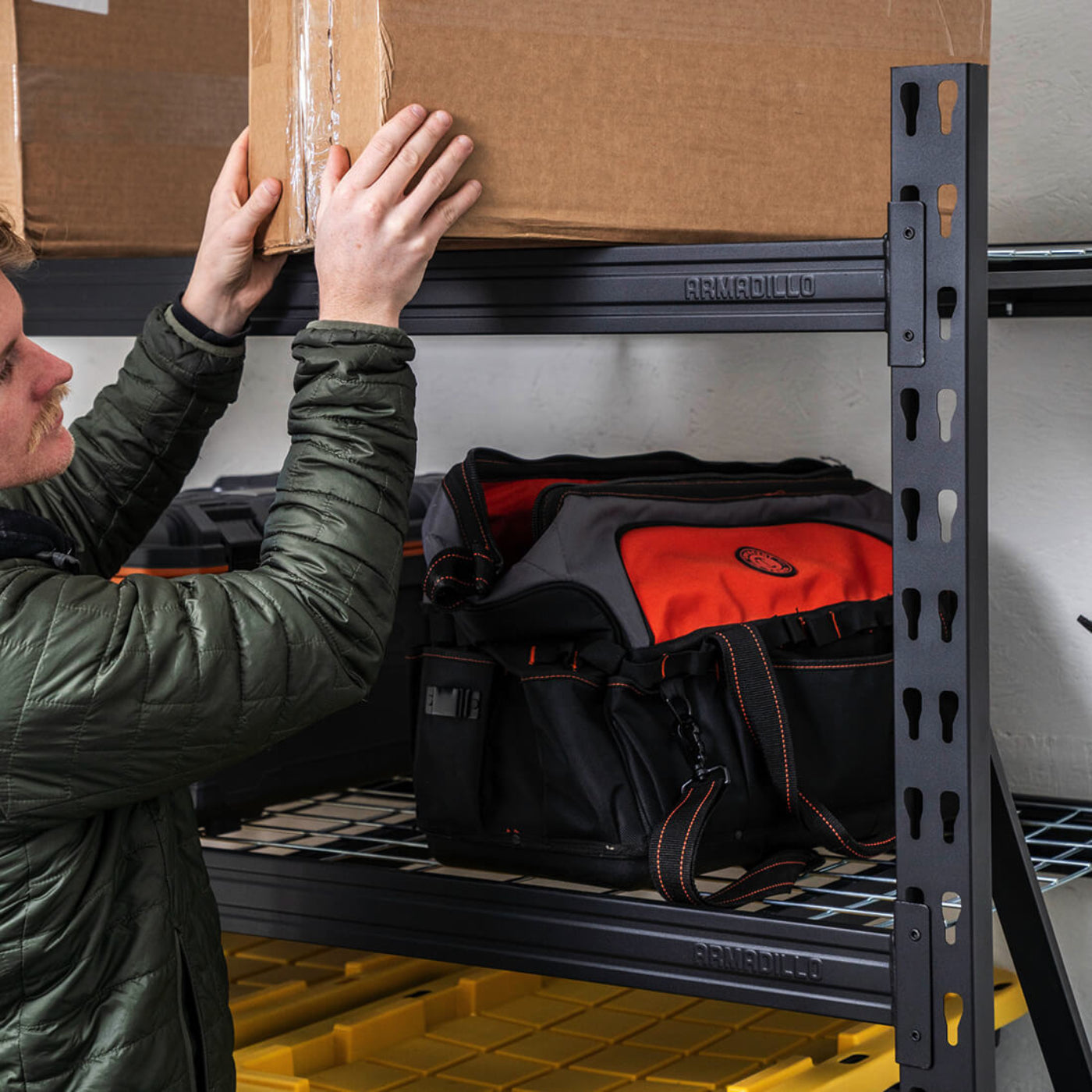 Armadillo Tough 4-Tier Mega Storage Rack - ARMR77B