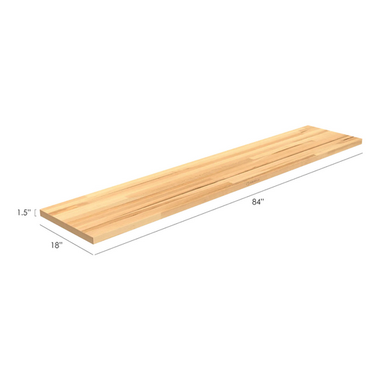 Armadillo Tough 84-Inch Hardwood Workbench Top - ARWT84