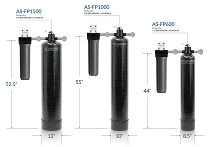 Aquasure Fortitude Pro Series Whole House Water Filter System | 1,000,000 Gallon - AS-FP1000
