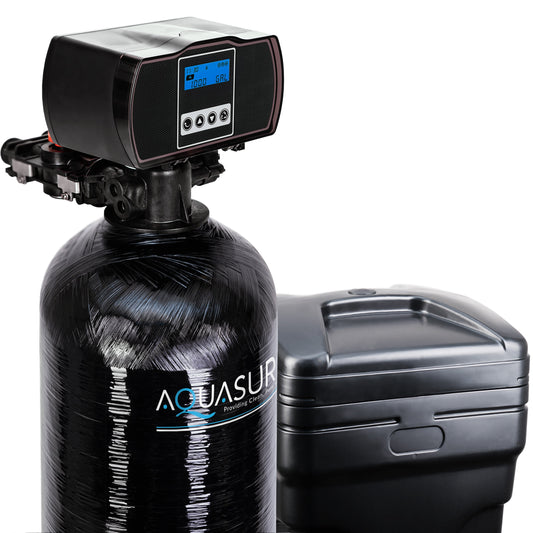 Aquasure Harmony Series | 64,000 Grains Water Softener w/ Fine Mesh Resin - AS-HS64FM