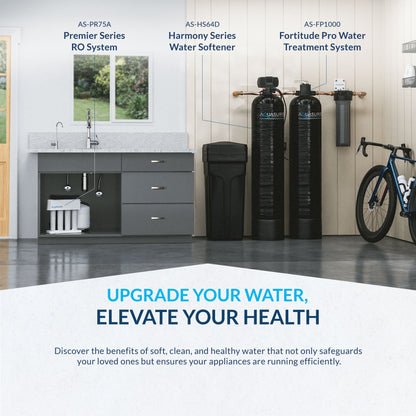 Aquasure Harmony Series | 64,000 Grains Water Softener w/ Fine Mesh Resin - AS-HS64FM
