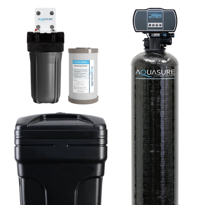Aquasure Series | 50,000 GRAINS Water Softener & Triple Purpose Pre-Filter - AS-HS50SCZ