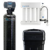 Aquasure Harmony Series | 32,000 Grains Whole House Water Softener & 75 GPD Reverse Osmosis System Bundle - AS-PR75HS32D