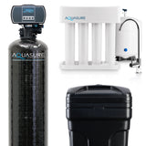 Aquasure Harmony Series | 48,000 Grains Whole House Water Softener & 75 GPD Reverse Osmosis System Bundle - AS-PR75HS48D