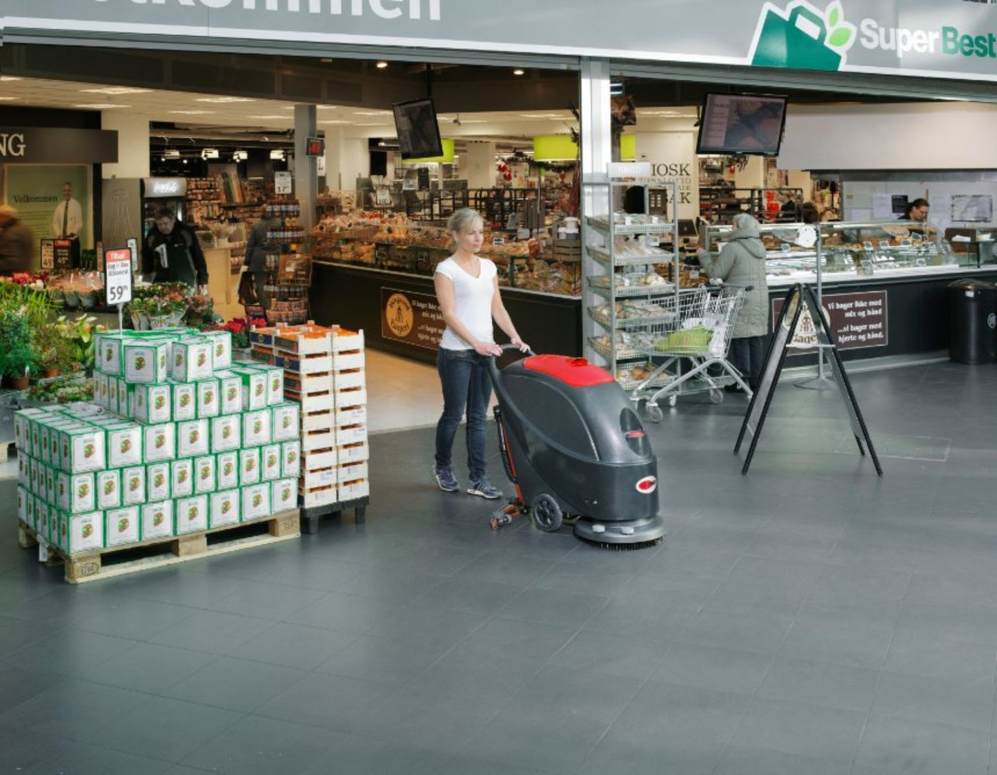 Viper AS510B | 20" Walk Behind Disk Floor Scrubber, Battery, Pad Assist - 50000243